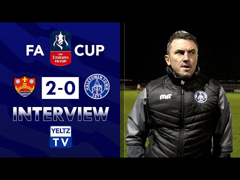 Paul Smith Interview | Cambridge City 2 - 0 Halesowen Town | FA Cup