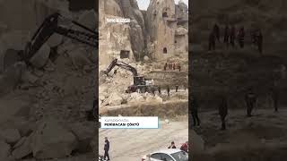 Kapadokya'da Acı Olay: Göreme Açık Hava Müzesi Girişindeki Peribacası Çöktü  | T