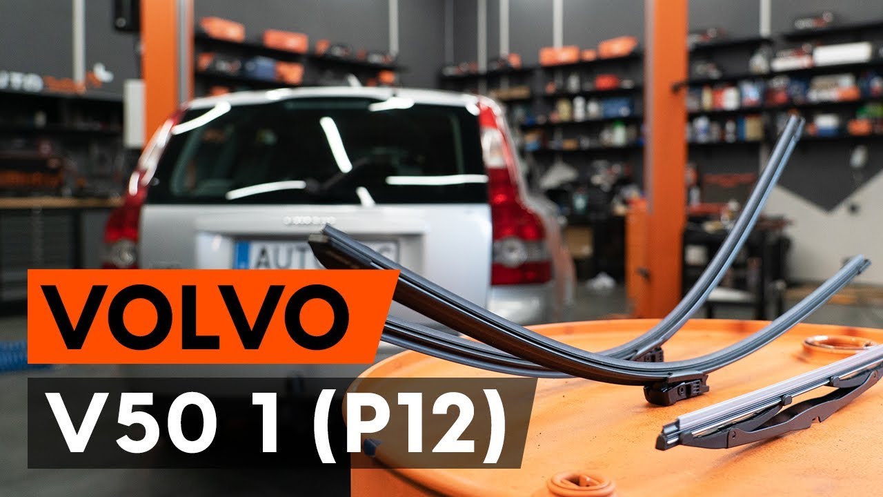 Kuidas vahetada Volvo V50 MW taga-klaasipuhastite – õpetus