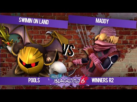 Blacklisted 6 Pools - sfy | swimin on land (Meta Knight) vs Maddy (Sheik)