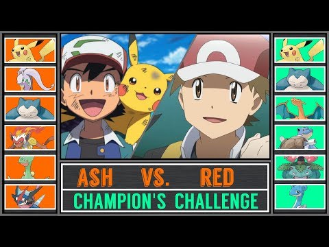 Ash vs. Red (Pokémon Sun/Moon) - Champion's Challenge