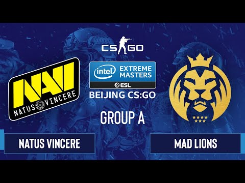 CS:GO - Natus Vincere vs. MAD Lions [Overpass] Map 3 - IEM Beijing 2020 Online - Group A - EU
