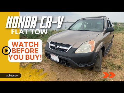 Honda CR-V "TOAD" -- Best Tow Vehicle? Watch before buying!