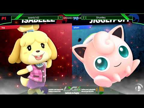 Smash Ultimate @ LXG 14 - GRAND FINALS - qwertz143 (Kirby/Isabelle) vs Shunitsu (Jigglypuff)