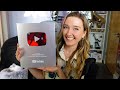 Unboxing my YouTube Silver Play Button! ~ Thank you all SO MUCH!