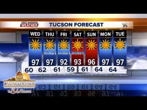 Chief Meteorologist Erin Christiansen's KGUN 9 Forecast Tuesday, May 15, 2018