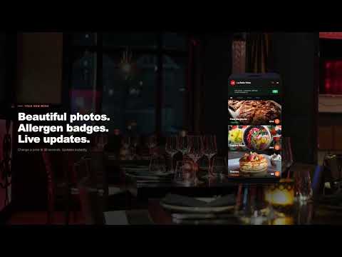 QR menus that talk back