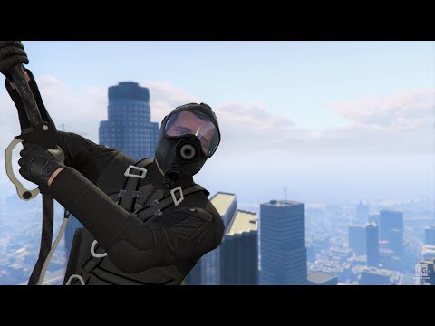 Skyscraper Rappel Mission - Three's Company - GTA V