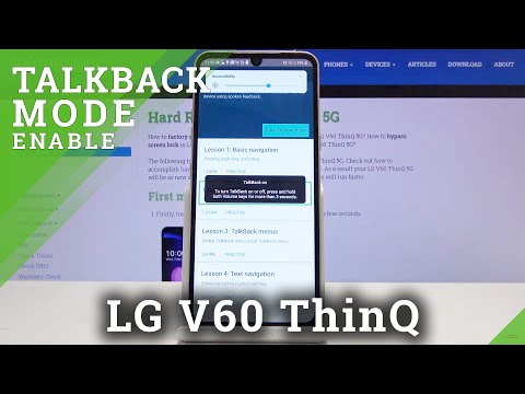 How to Activate TalkBack in LG V60 ThinQ 5G – How to Enter TalkBack Mode