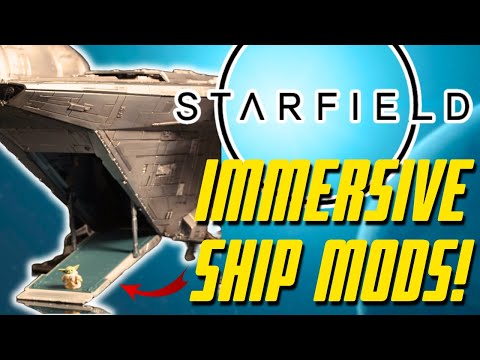 Best IMMERSIVE Ship Mods! - Starfield Mod Showcase: Immersive Landing Ramps