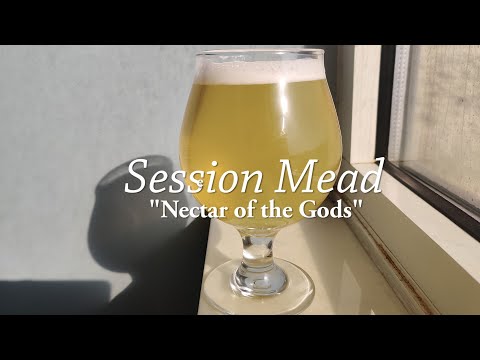 Brewing, Kegging, and Tasting a Session Mead  (5.5% ABV) ft. Trevor