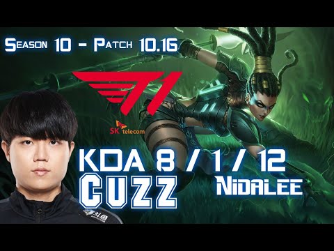 T1 Cuzz NIDALEE vs DWG Canyon SETT Jungle - Patch 10.16 KR Ranked