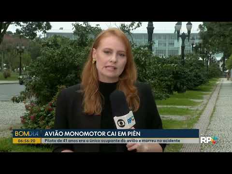 Piloto morre em queda de avião em Piên , no Paraná (09/03/2026)