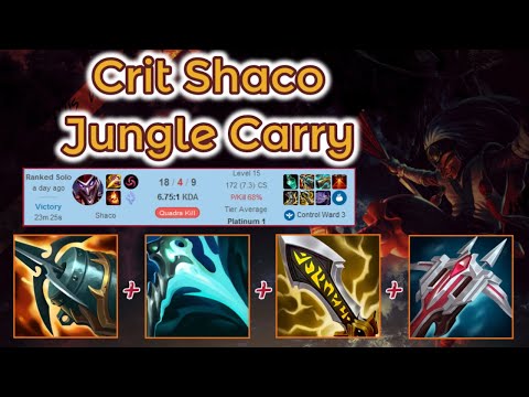 Full Crit Shaco Jungle vs. Wukong [League of Legends] Full Gameplay - Infernal Shaco