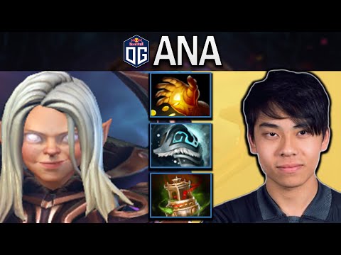 OG.ANA SMURF INVOKER WITH MIRACLE BUILD WITH 20 KILLS - DOTA 2 GAMEPLAY