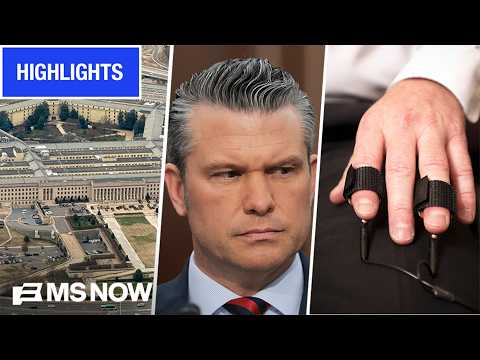 Pentagon POLYGRAPHS and PURGES: Hegseth faces criticism over leadership | MS NOW Highlights