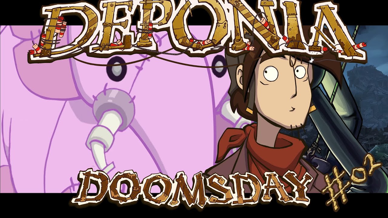Deponia Doomsday: Teil 2 - Rosa Elefant und der Kotzende Tuk! #youtubestar #gameplay