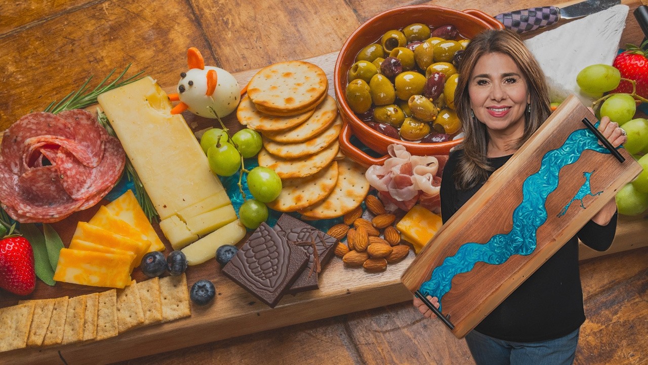 MARCY INSPIRED BONUS VIDEO: Showing Off My Custom Charcuterie Board with a Delicious Spread