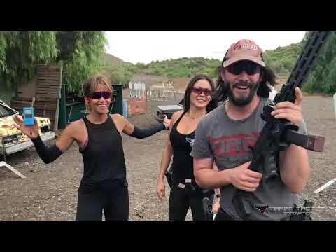 Keanu Reeves Training with Taran for John Wick  Chapter 3 Parabellum