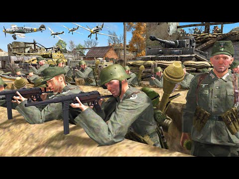 Longest GERMAN ARMY Defense of World War 2... - Gates of Hell: WW2 Mod