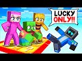 Locked on ONE CHUNK with LUCKY BLOCKS in Minecraft!