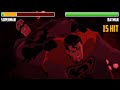 Superman vs. Batman WITH HEALTHBARS | HD | Superman: Red Son