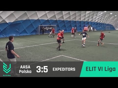 Aasa Polska 3:5 Expeditors - ELIT VI Liga [JESIEŃ 2017]