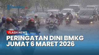 BMKG Rilis Potensi Cuaca Ekstrem 5-6 Maret 2026, Sejumlah Wilayah Siaga Hujan Sangat Lebat