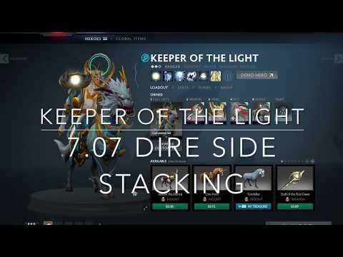 Keeper of the Light 7.07 Stack Timings (Dire)