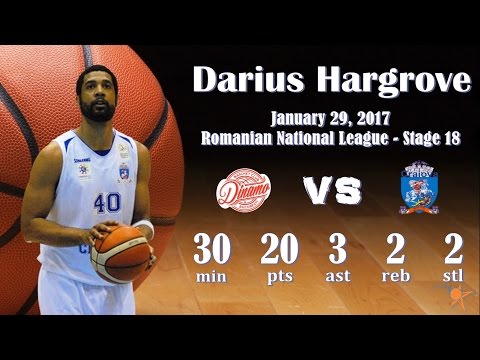 2017.01.29 Darius Hargrove at CS Dinamo Bucuresti - ST18