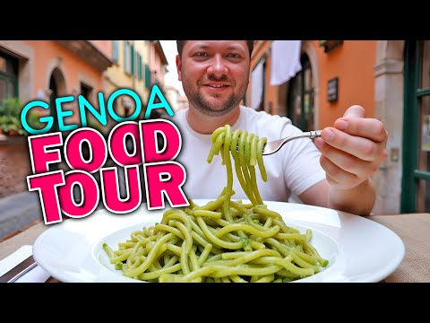 Epic Genoa Food Tour 🇮🇹 | Fresh Pesto & the Best Restaurants in Genoa, Italy