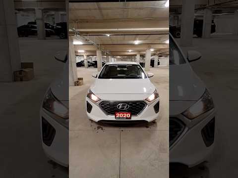 2020 Hyundai Ioniq Hybrid Essential Hatchback in White for sale at North London Toyota in London, ON