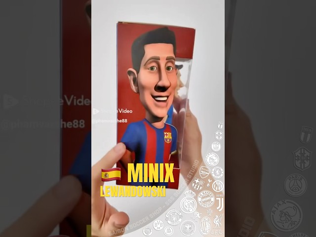 Vídeo relacionado con MINIX Collectible Figurines - 5-Pack of 7cm Soccer Players - A Miniature Marvel for Every Football Enthusiast. FC Barcelona, Araujo, TER Stegen, GAVI, Pedri, Lewandowski, 7cm