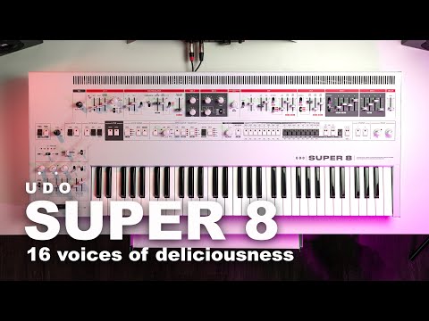 UDO Audio Super 8 16 Voice synthesiser  - Unforgettable sound!