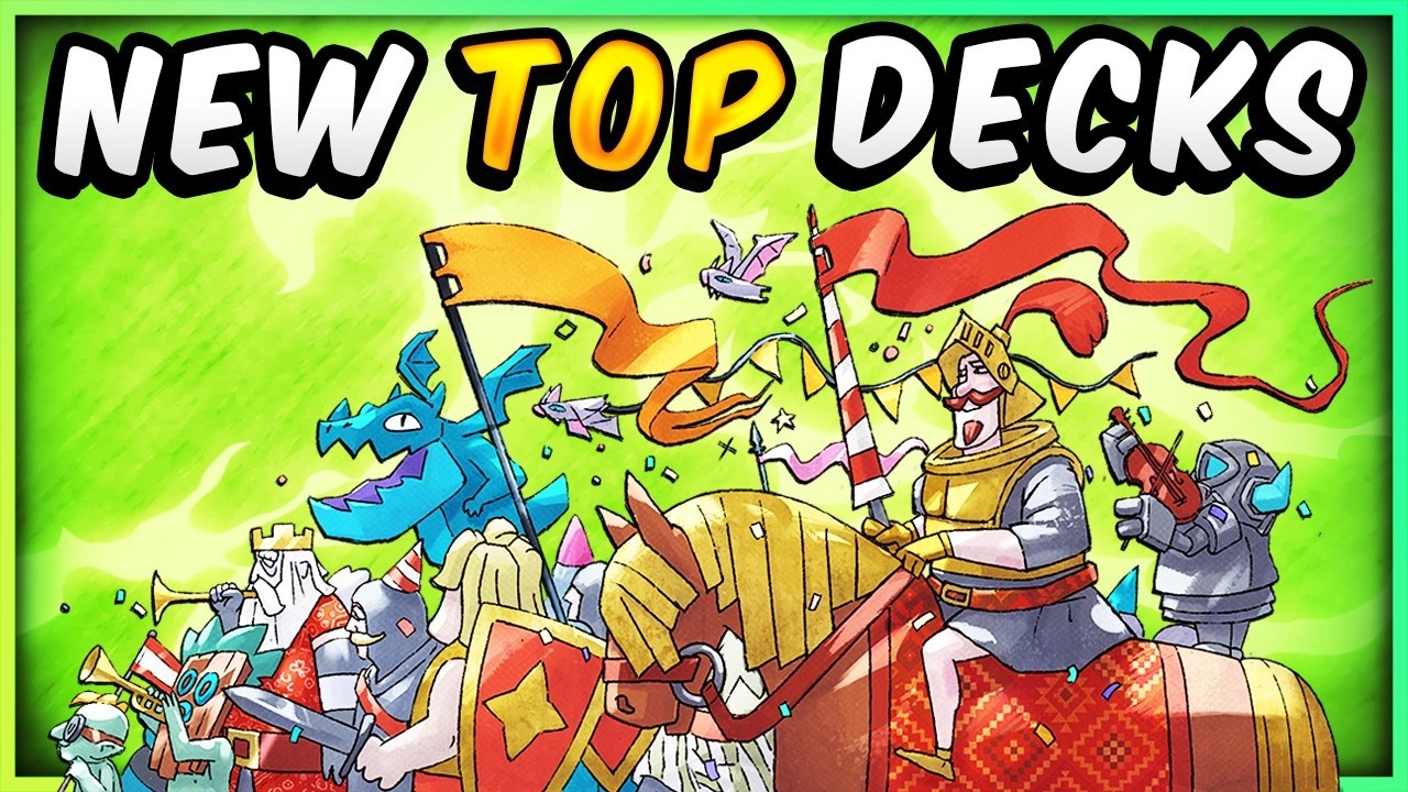 I found a few NEW TOP CLASH ROYALE DECKS!