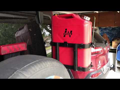 Jeep Wrangler Stock Jerry Can Install