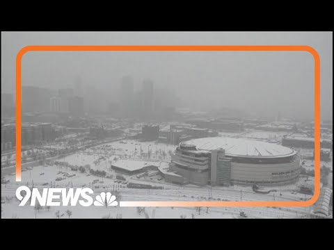 Snow to continue for Denver most of the day