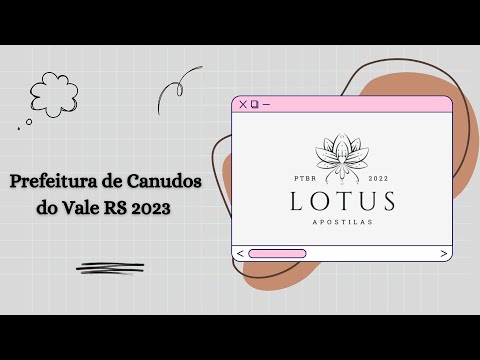 Apostila Prefeitura de Canudos do Vale RS 2023 Farmacêutico