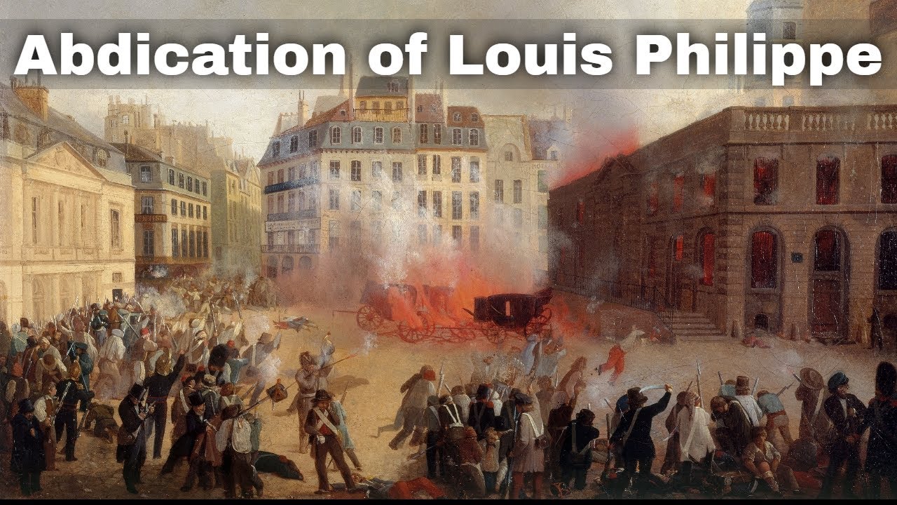 Which citizen king fled France during the revolution of 1848?