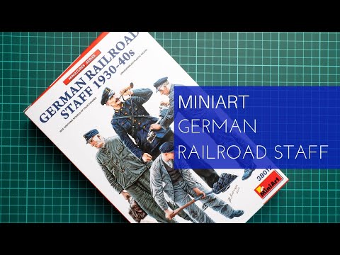 Сборная модель: Немецкий железнодорожный персонал 1930-40-х годов (Miniart 38012) 1:35