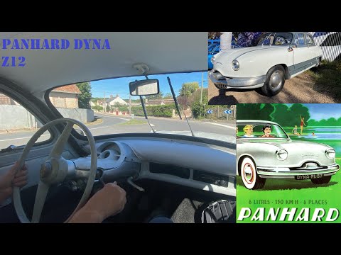 CONFORTABLE ET SPACIEUSE! PANHARD DYNA Z12 1957