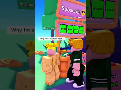 How I became a Cheese Man🧀 #plsdonate #shorts