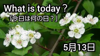【What is today?】今日は何の日?(0513)|YouTube掲示板《ヒントストック》
