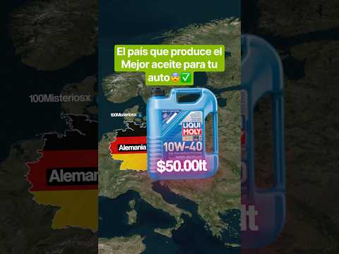 El país que fabrica el mejor aceite para tu motor✅