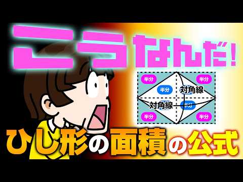 ひし形について詳しく解説