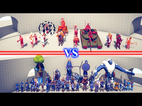 LEGACY TEAM vs MELEE TEAM - Totally Accurate Battle Simulator TABS