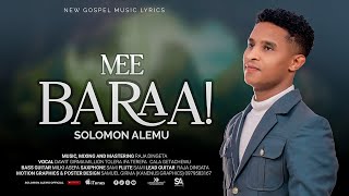 Download lagu MEE BARAA! SOLOMON ALEMU (New gospel music lyrics)  mp3 Download lagu MEE BARAA! SOLOMON ALEMU (New gospel music lyrics)  mp3