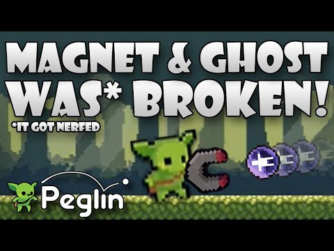 Magnet & Ghost orb! The simplest broken combo! | Peglin