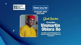 VinMartin Ilo as Guest Speaker at Centre For Memories