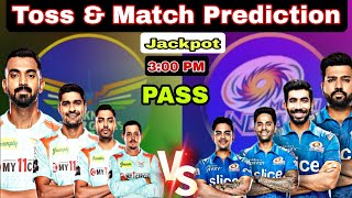 IPL 2022 | Mumbai Indians vs Lucknow super Giants Match prediction Match-26 | MI vs LSG | 16 April |